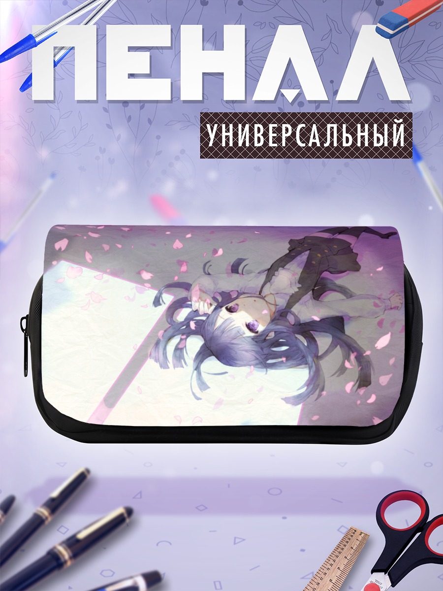 Пенал-косметичка Риричиё Ширакиин в лепестках