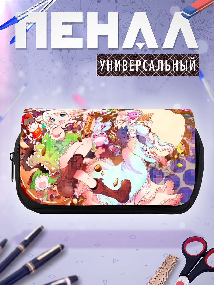 Пенал-косметичка Мариса Кирисаме и Рейму Хакурей