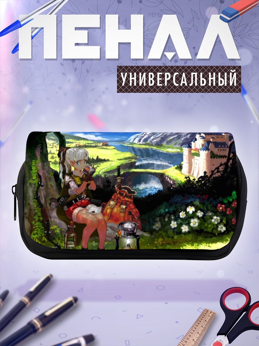 Пенал-косметичка Лучник в цветущем саду
