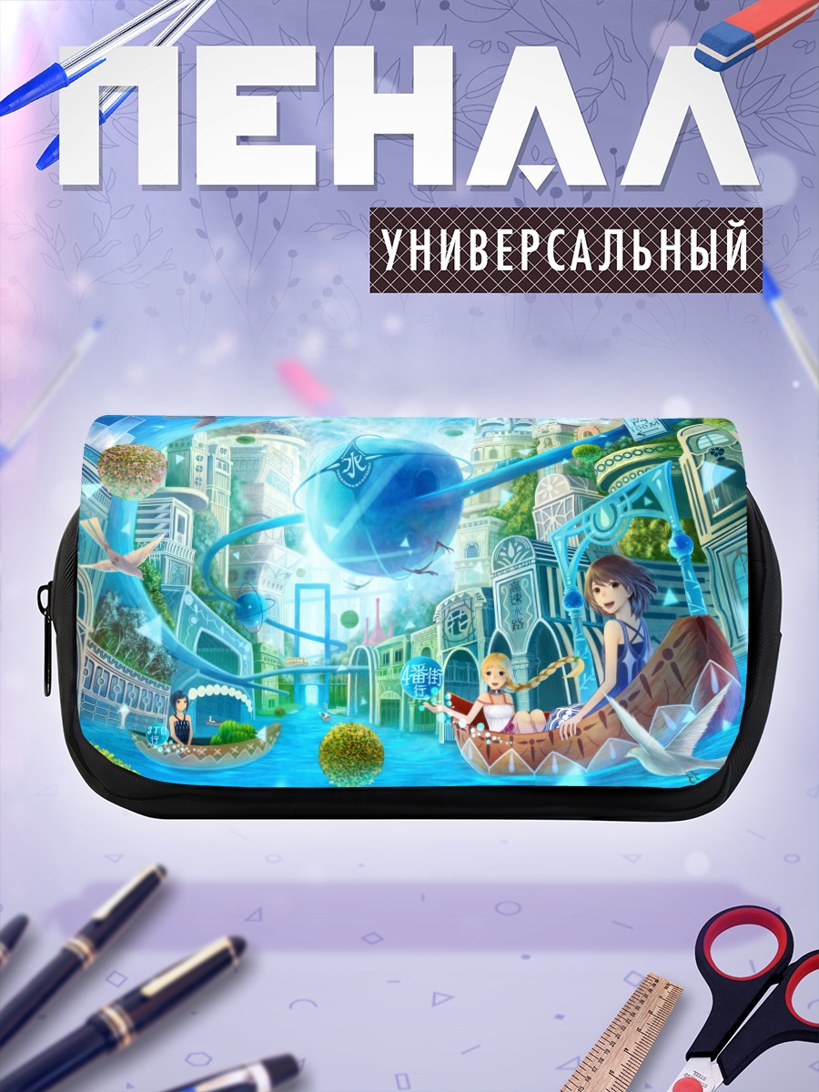 Пенал-косметичка Птицы над водой