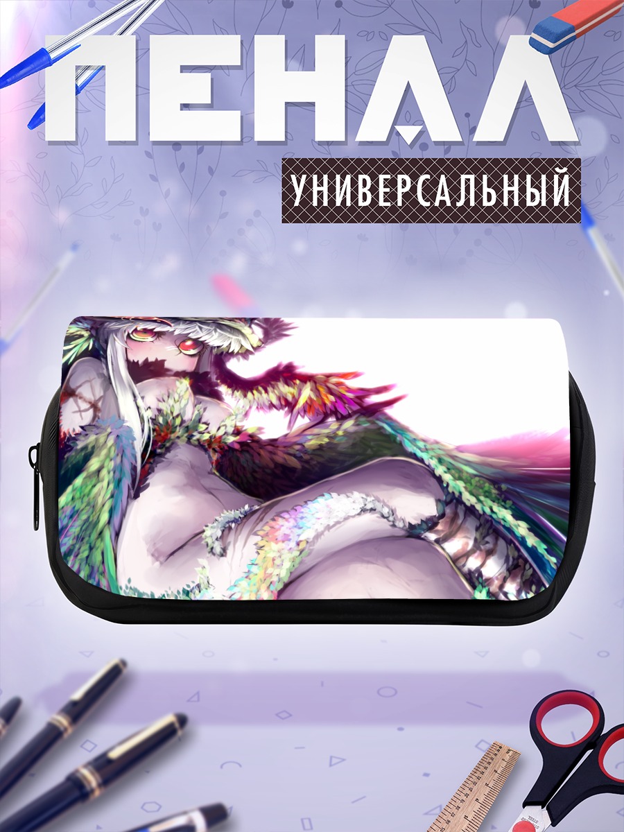 Пенал-косметичка Птица с красными глазами