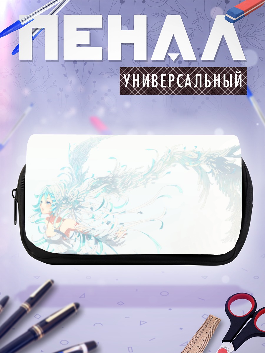 Пенал-косметичка Мику Хацунэ с крыльями