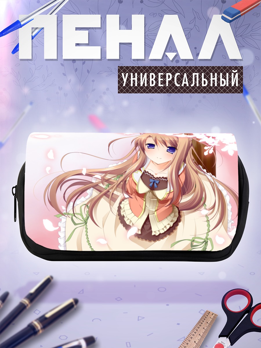 Пенал-косметичка Блондинка в цветах