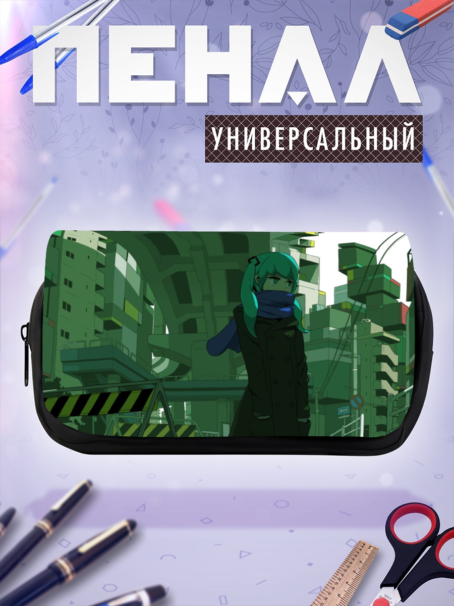Пенал-косметичка Мику Хацунэ в городе
