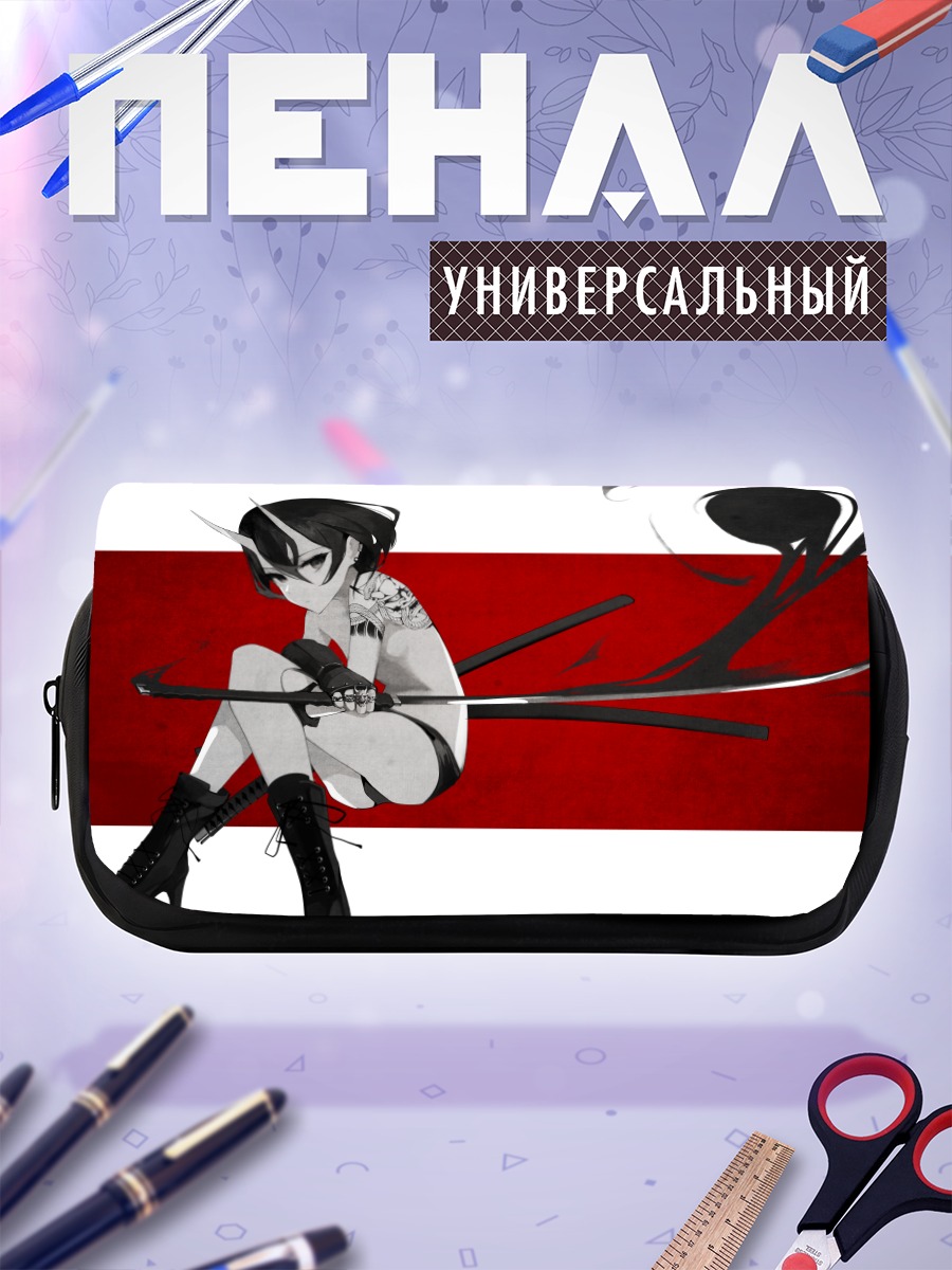 Пенал-косметичка Воин с катаной