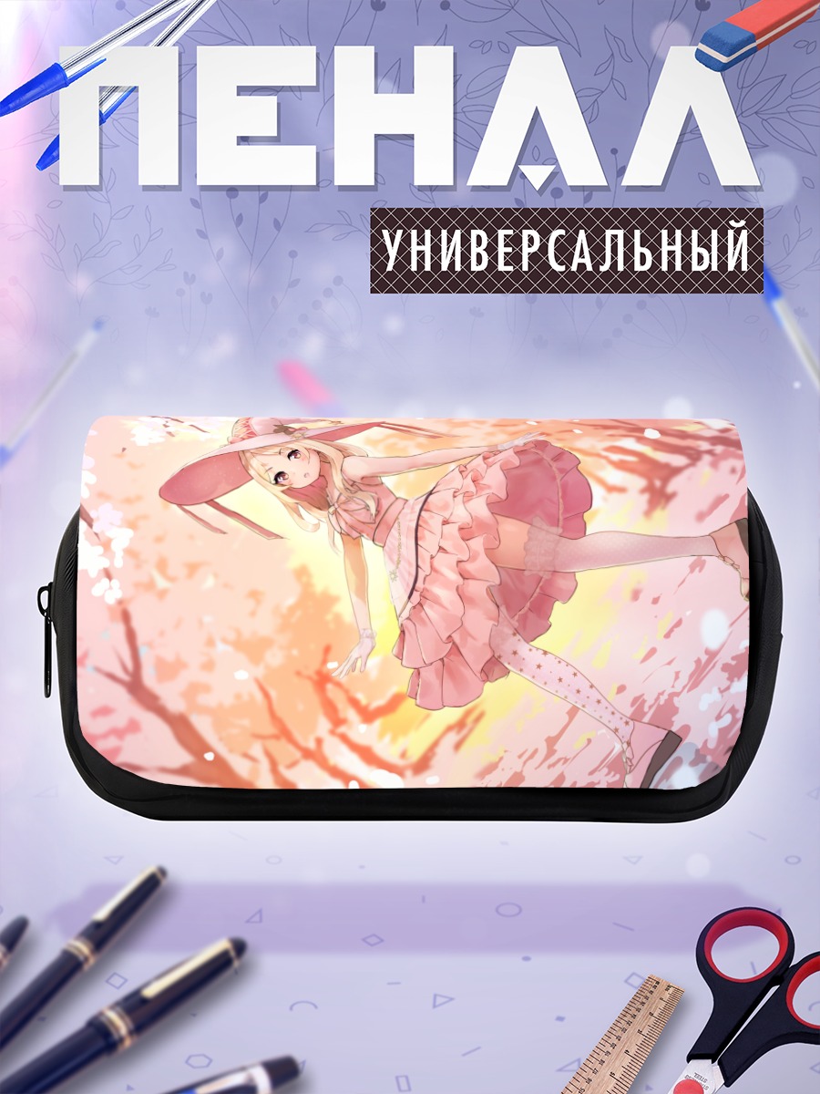 Пенал-косметичка Ведьма в цветах