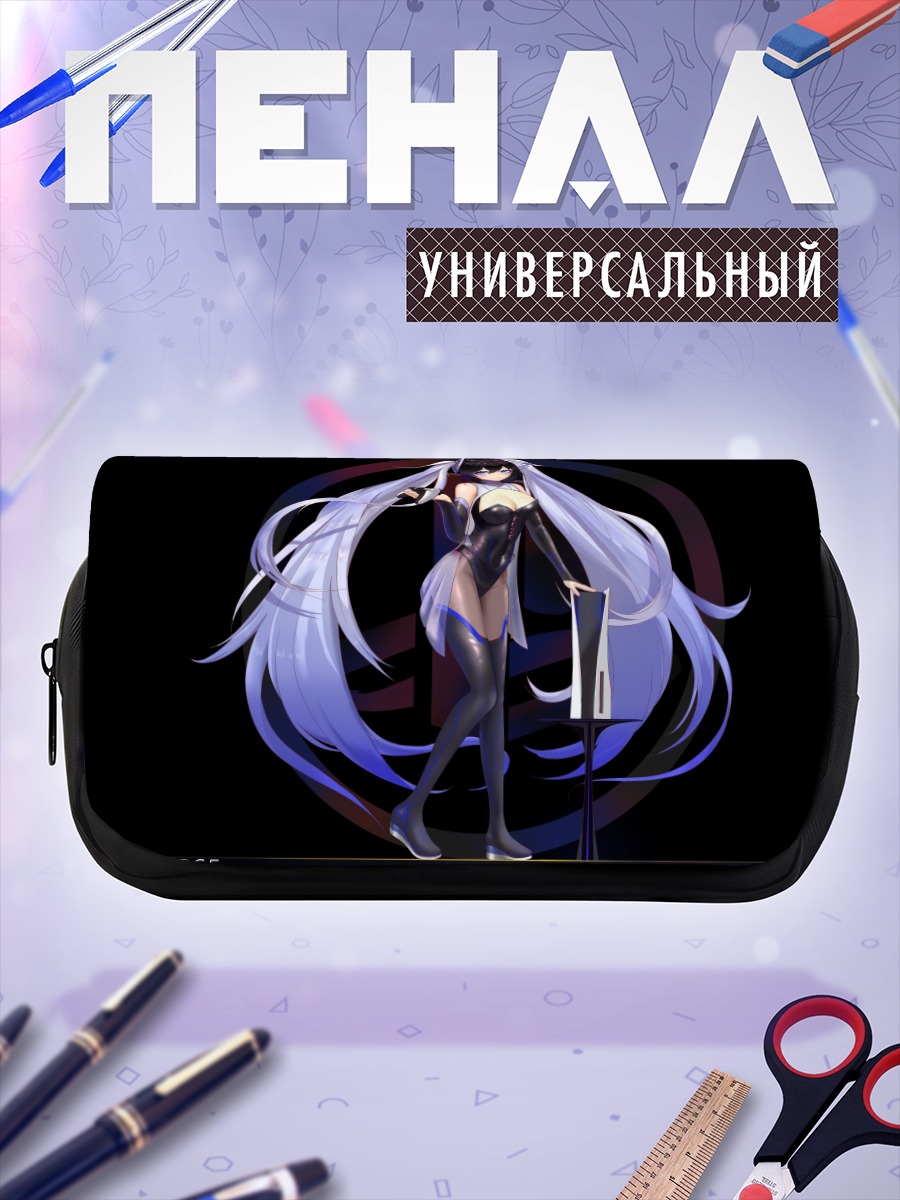 Пенал-косметичка Мику Хацунэ в черном