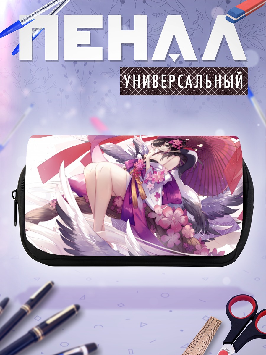 Пенал-косметичка Девушка в сакуре