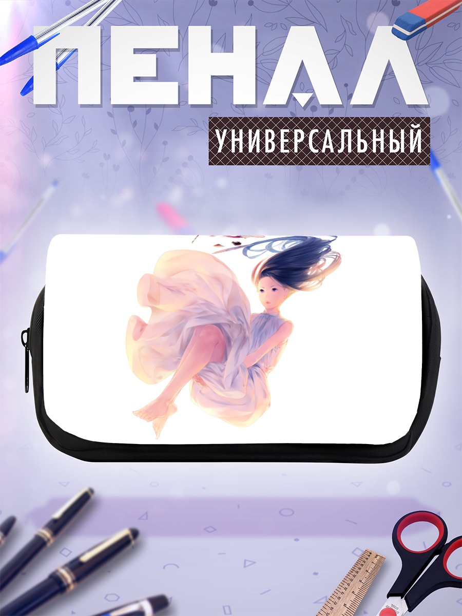 Пенал-косметичка Девушка в платье