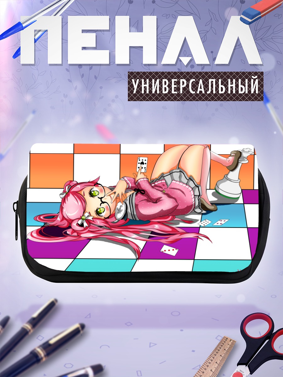 Пенал-косметичка Девушка с картами