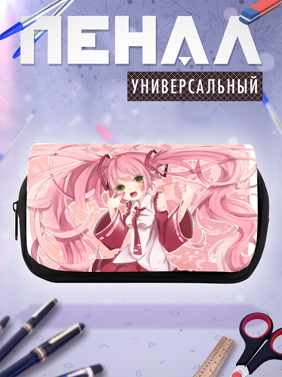 Пенал-косметичка Мику Хацунэ в сакуре