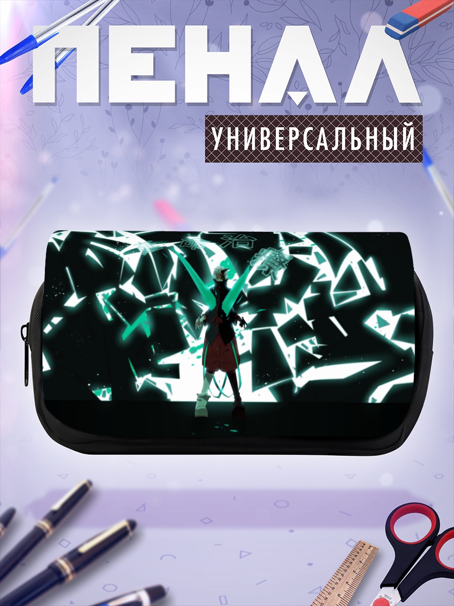 Пенал-косметичка Мику Хацунэ в осколках
