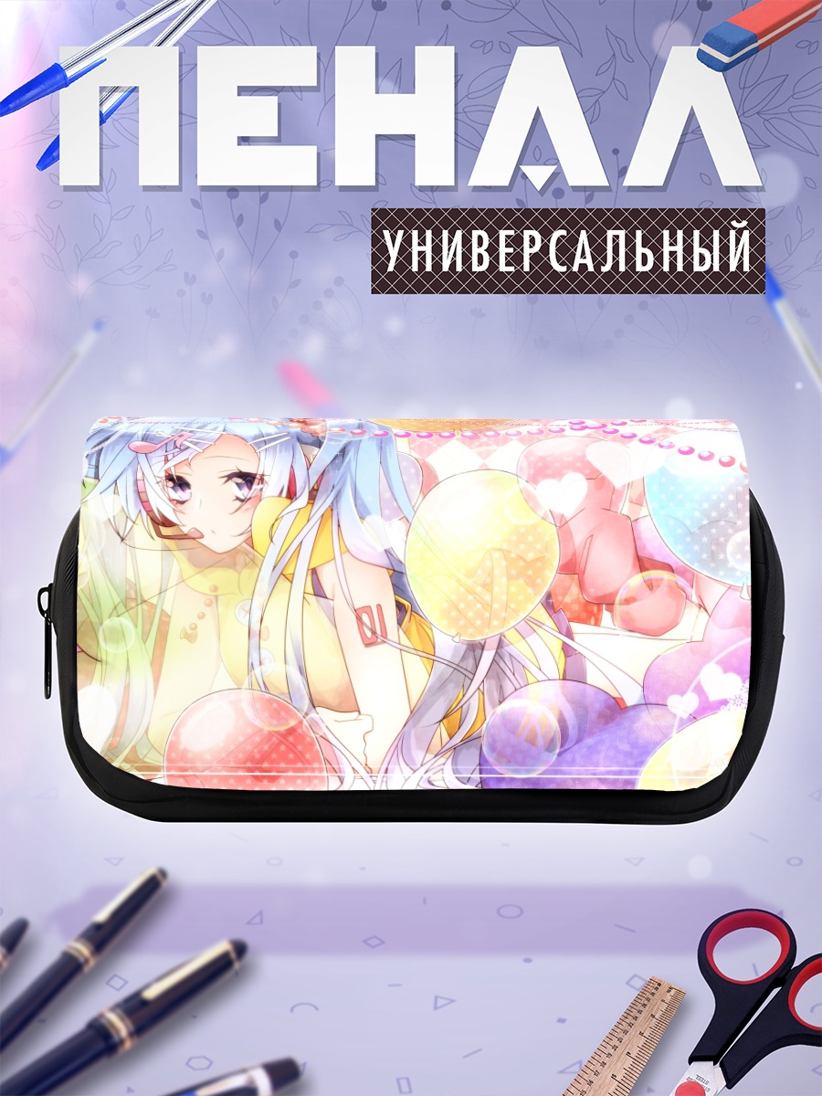 Пенал-косметичка Мику Хацунэ с шарами