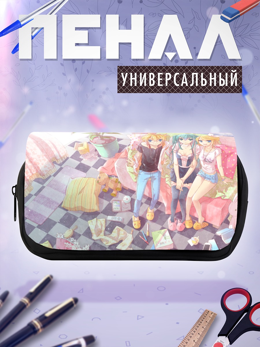 Пенал-косметичка Мику Хацунэ и друзья