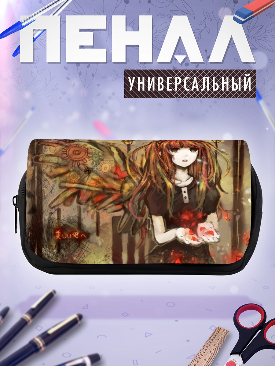 Пенал-косметичка Мику Хацунэ с крыльями
