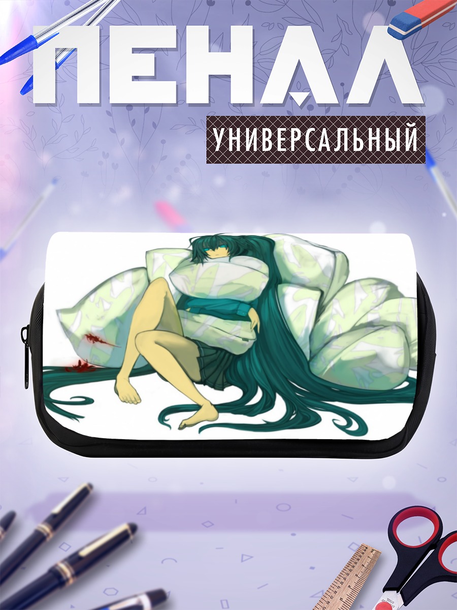Пенал-косметичка Мику Хацунэ в подушках