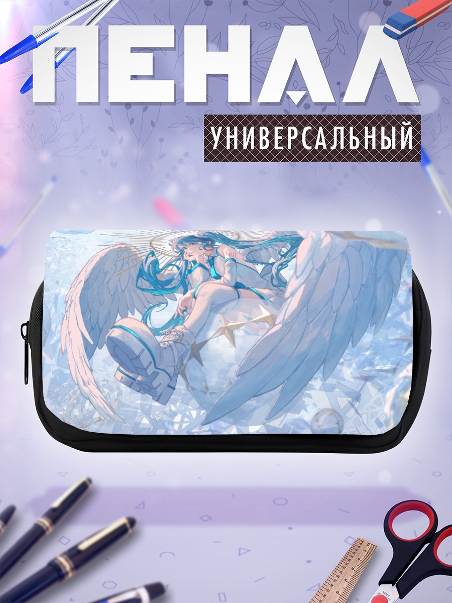 Пенал-косметичка Мику Хацунэ ангел