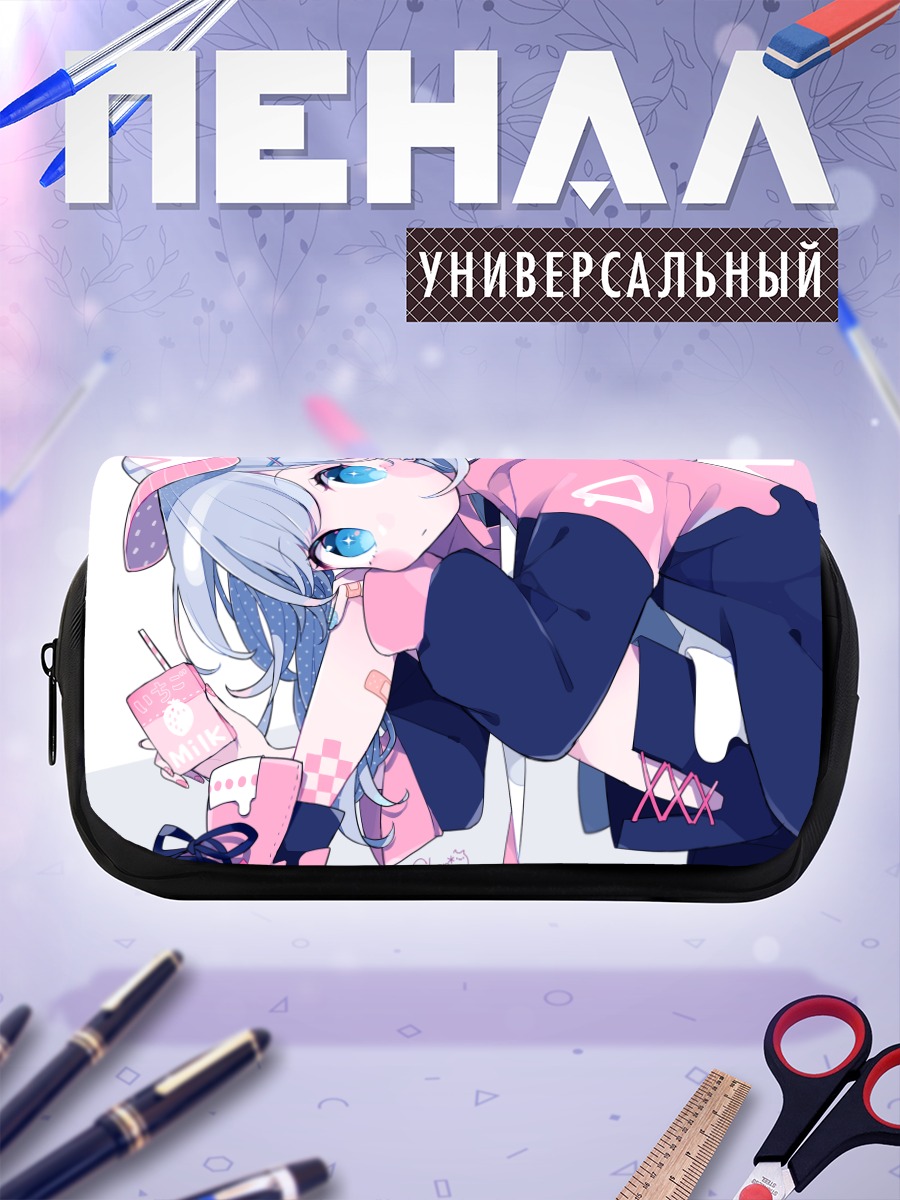 Пенал-косметичка Мику Хацунэ в худи