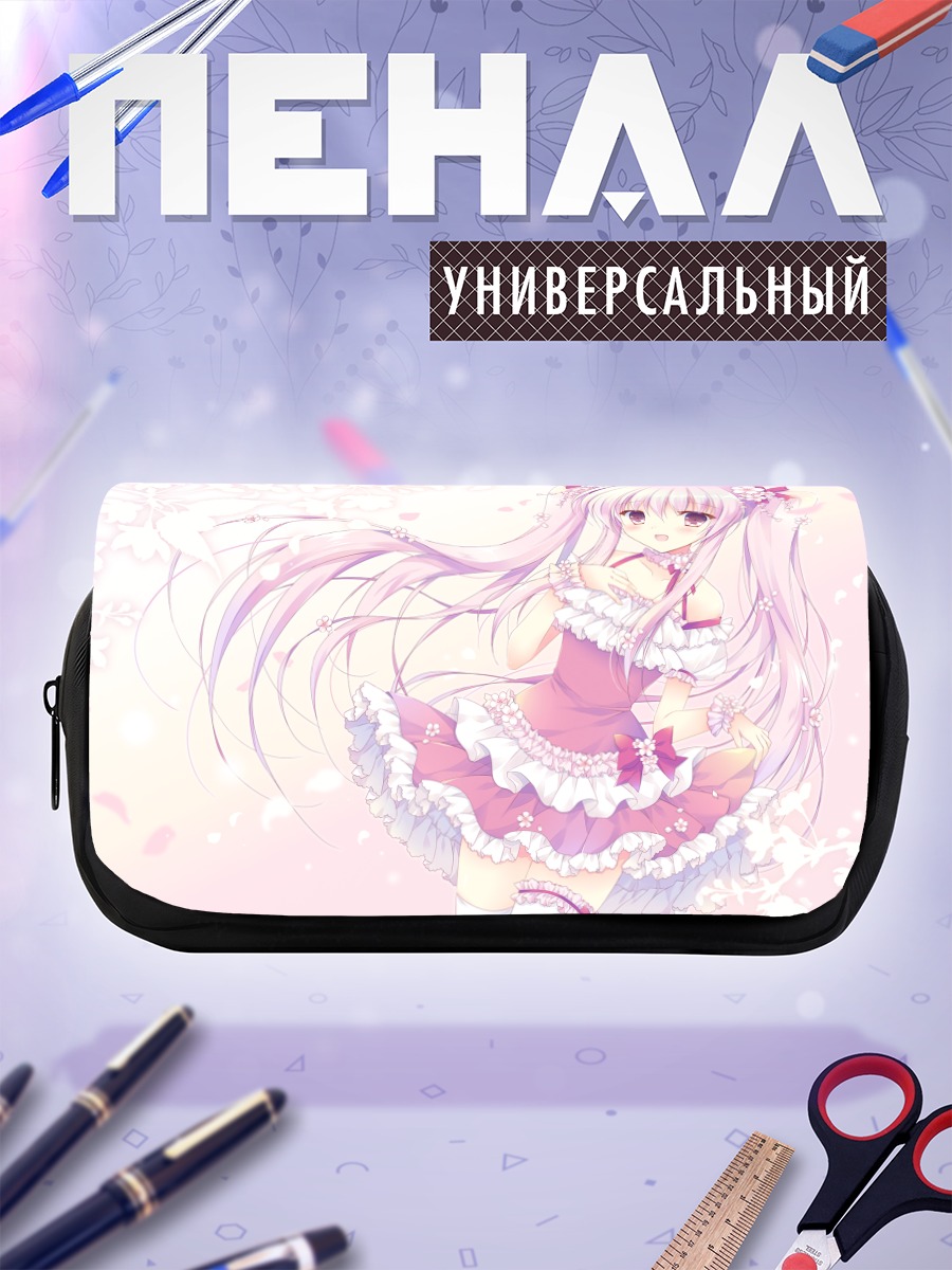 Пенал-косметичка Мику Хацунэ в сакуре
