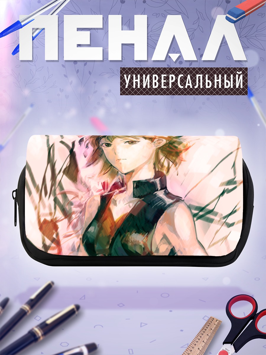 Пенал-косметичка Девушка с короткой стрижкой