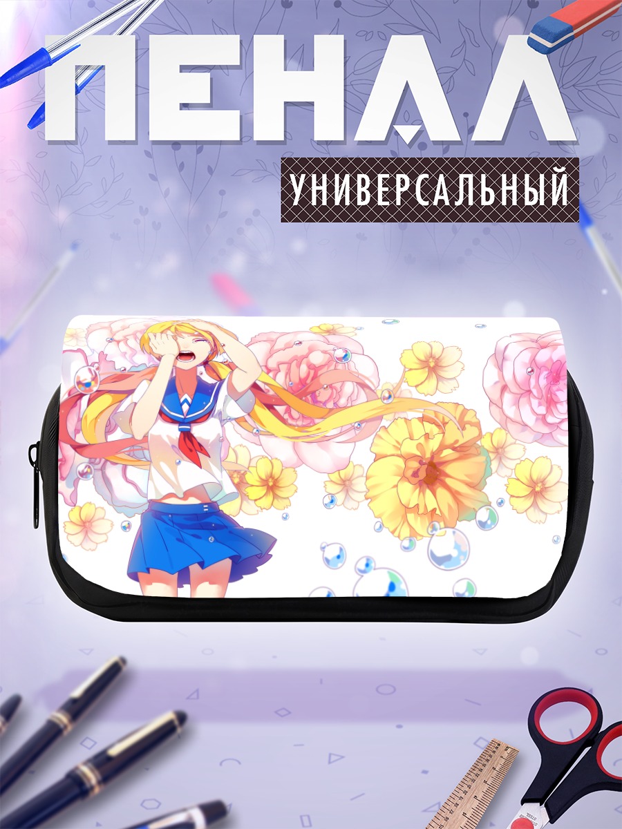 Пенал-косметичка Слезы в цветах