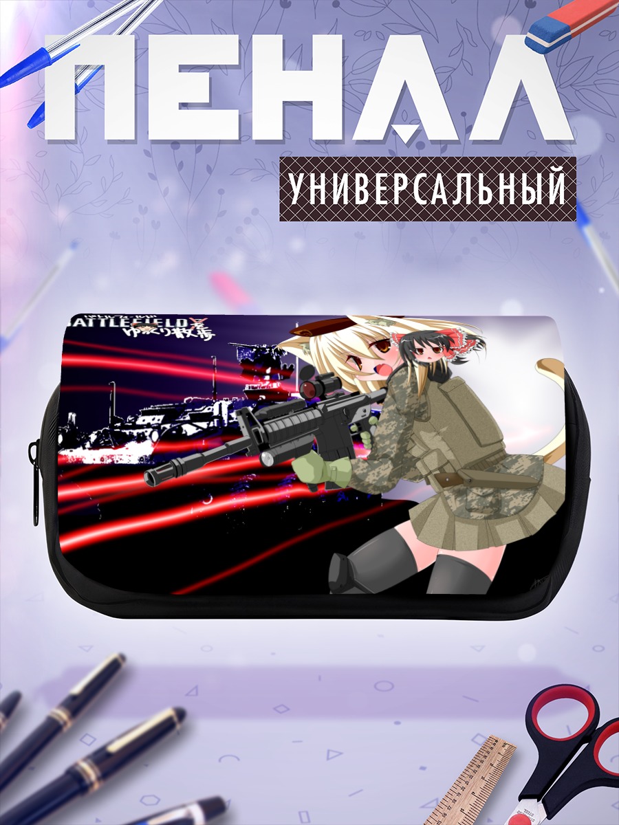 Пенал-косметичка Рейму Хакурэй с винтовкой
