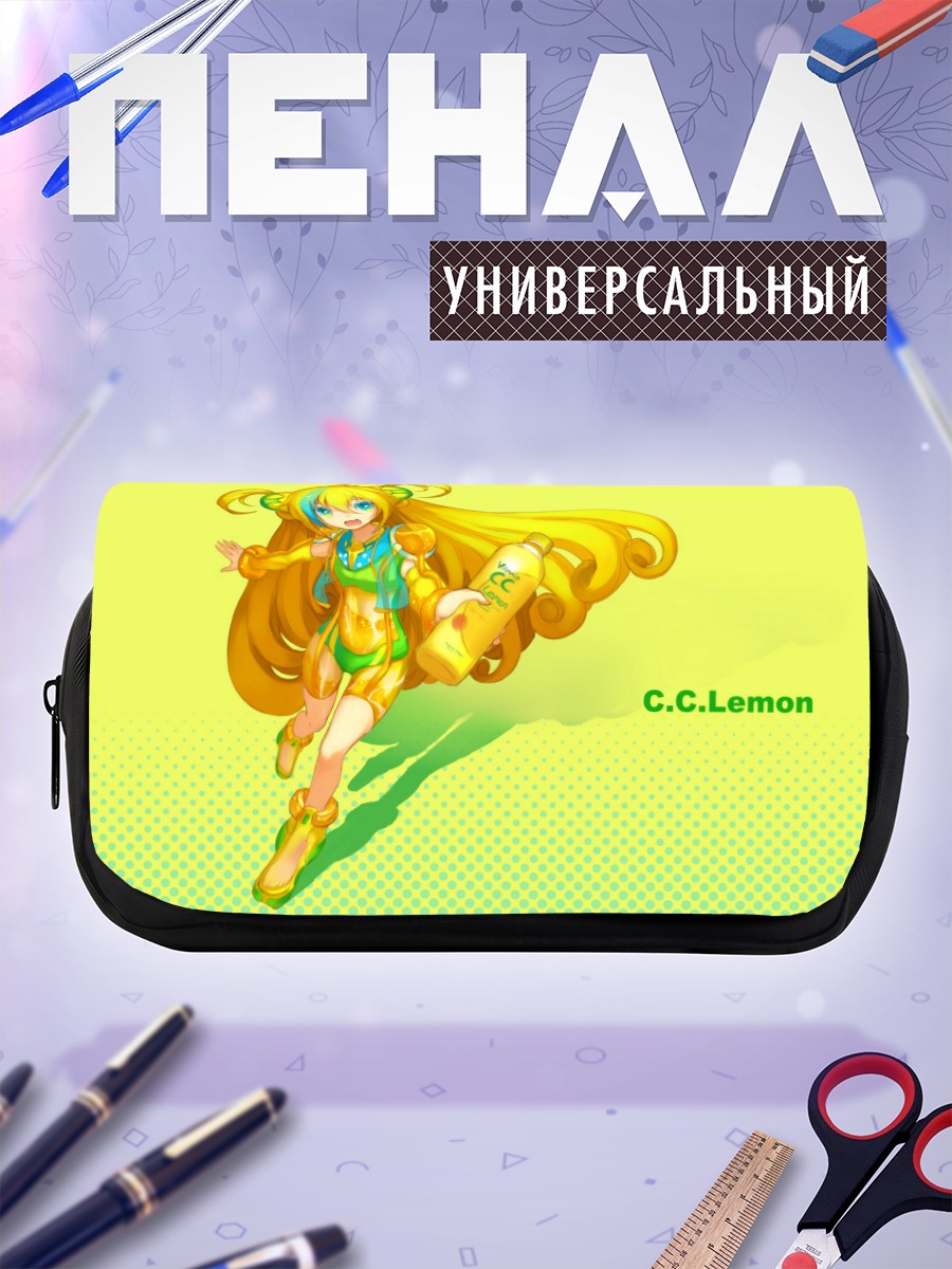 Пенал-косметичка Мику Хацунэ с лимонадом