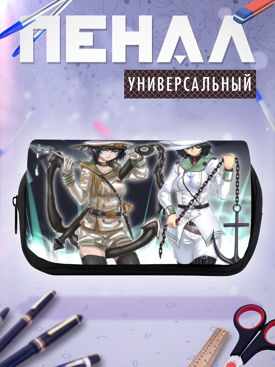 Пенал-косметичка Мураса Минамицу с якорями