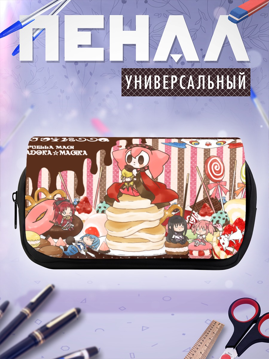 Пенал-косметичка Мадока в сладостях