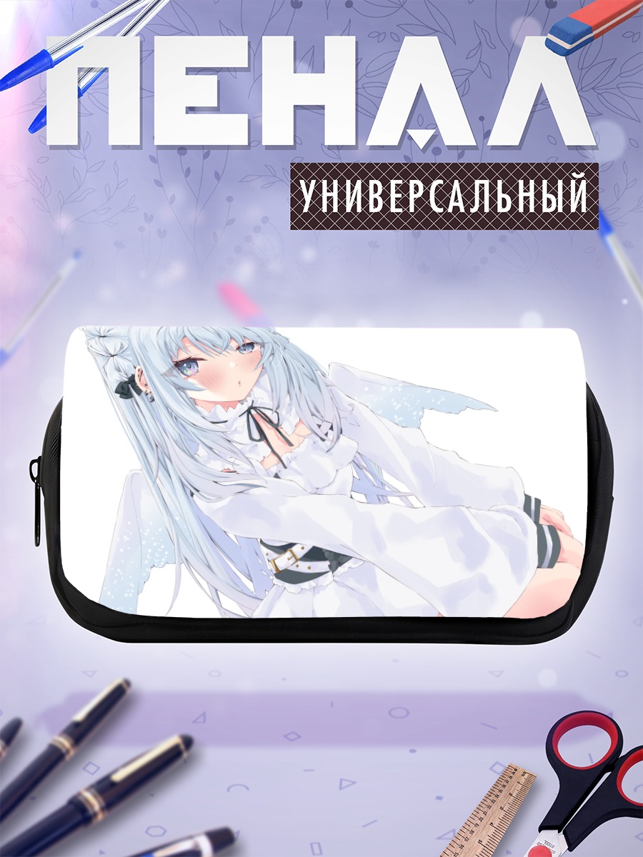 Пенал-косметичка Белый ангел с косами