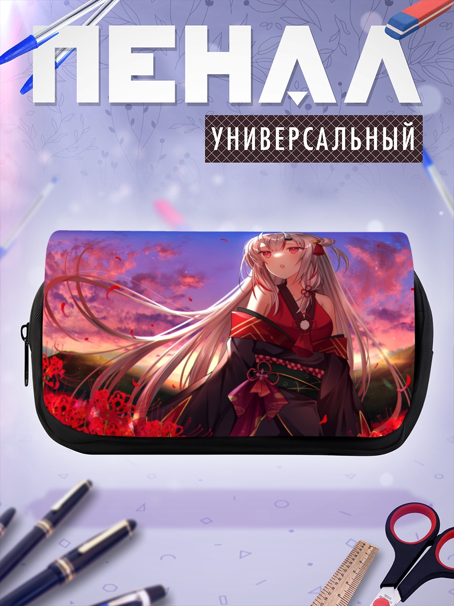 Пенал-косметичка Накири Аямэ в цветах
