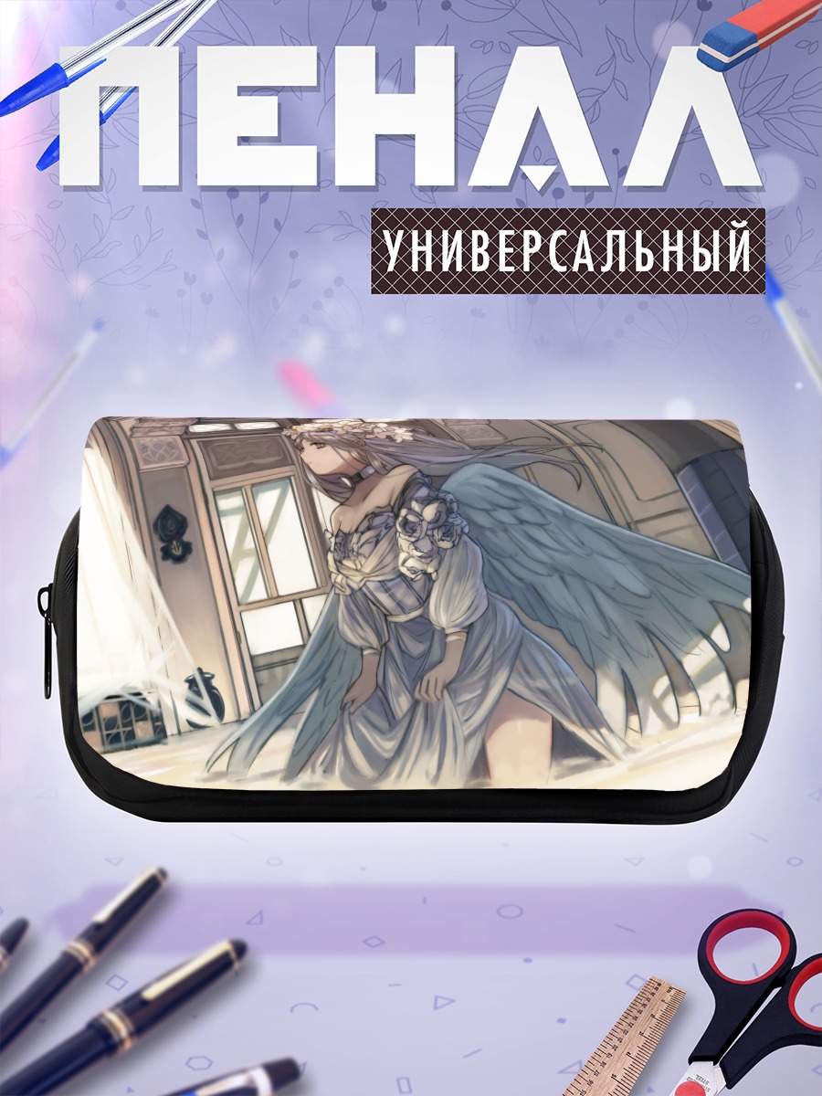 Пенал-косметичка Ангел в цветах