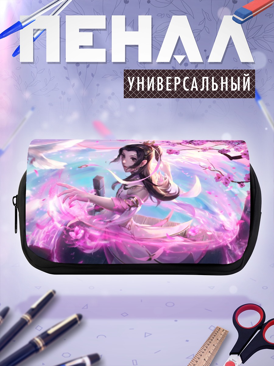 Пенал-косметичка Воин в сакуре