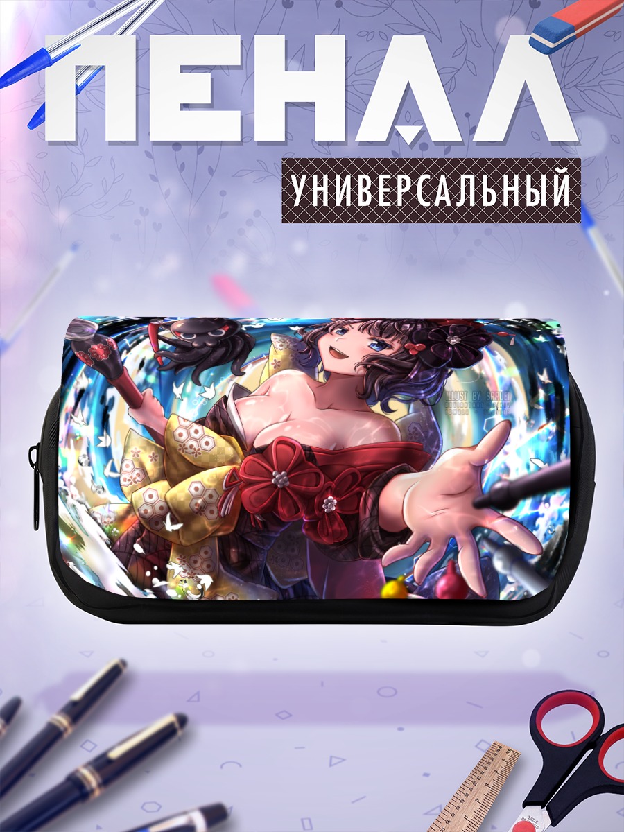 Пенал-косметичка Токитаро в цветах