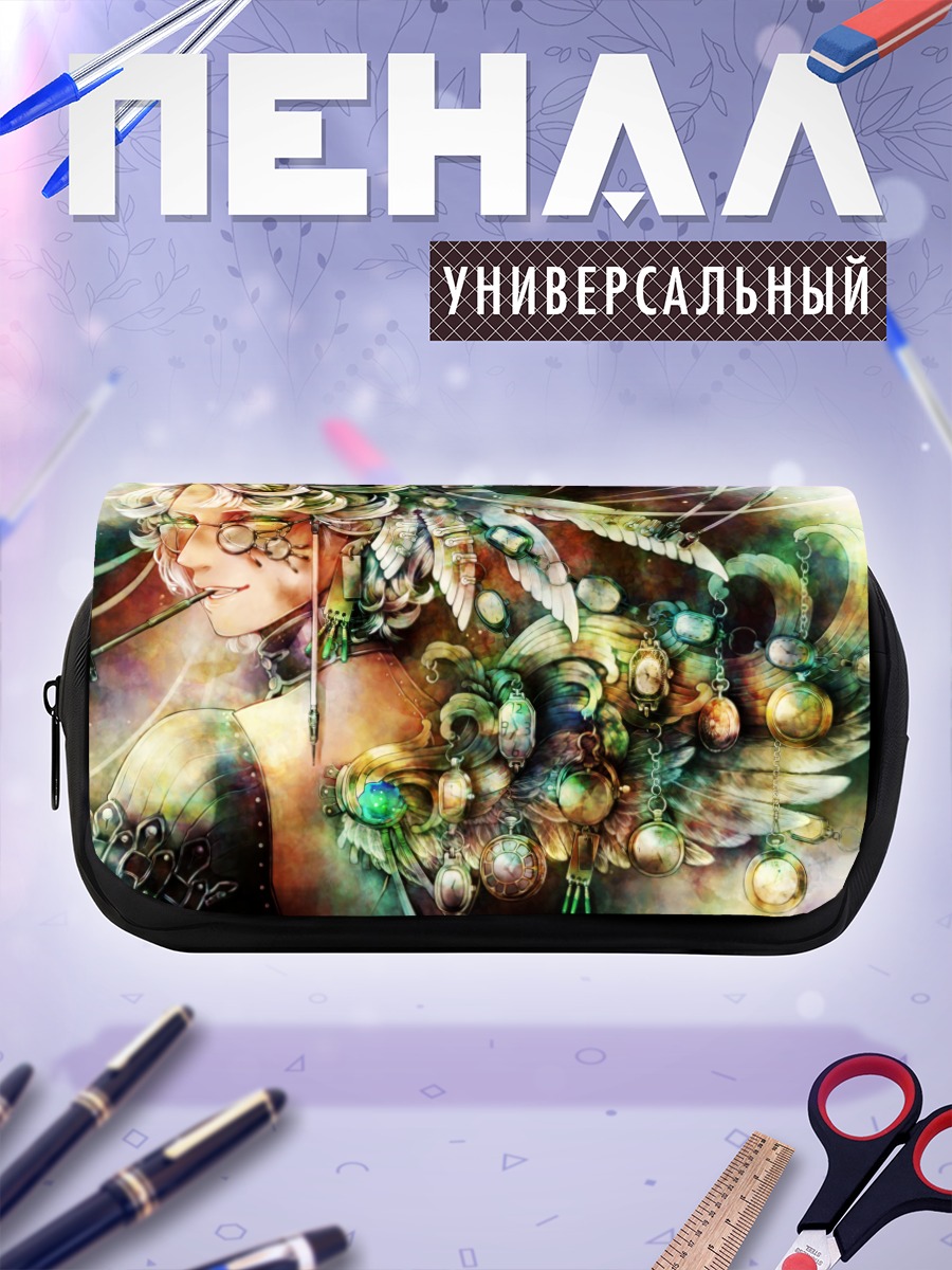 Пенал-косметичка Крылатая девушка в очках