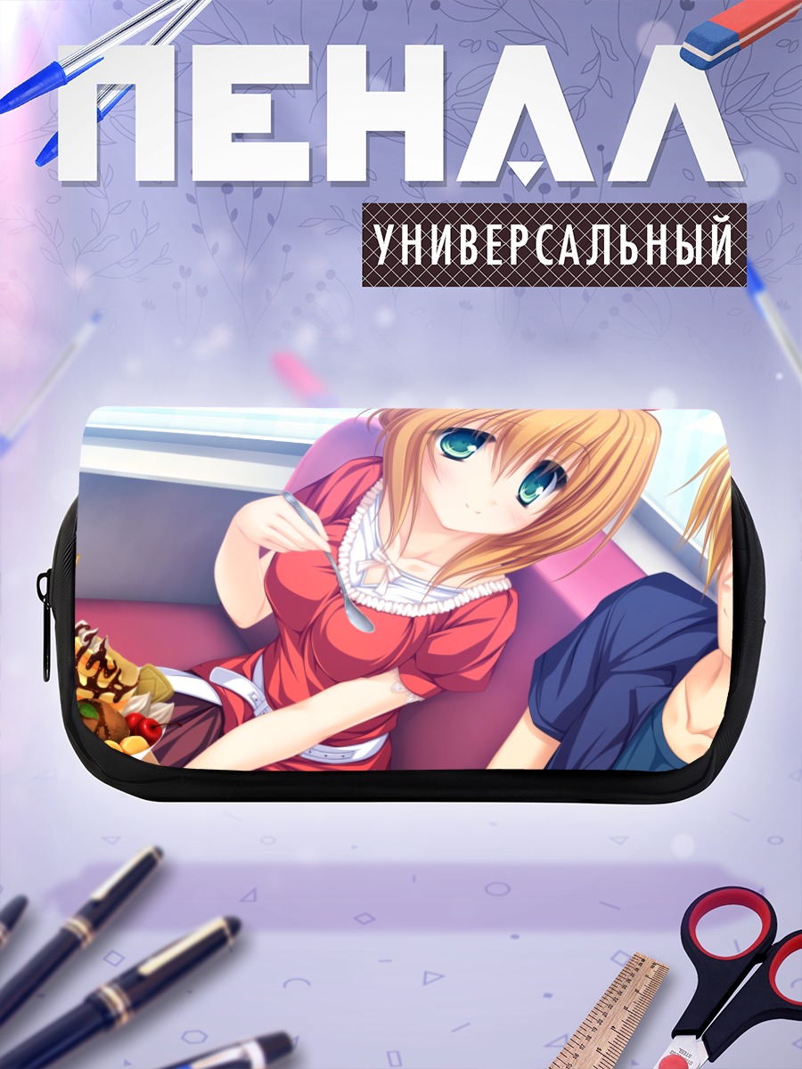 Пенал-косметичка Микару Камуи в кафе