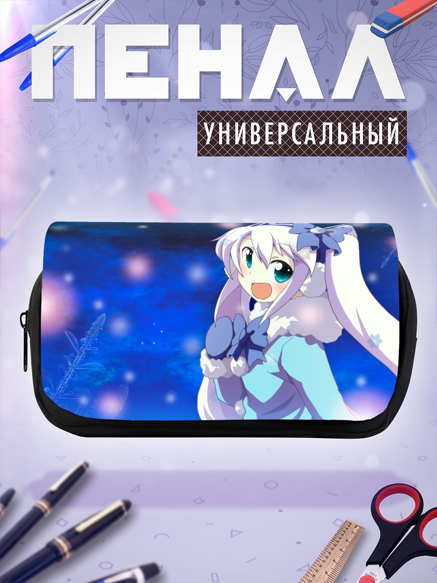 Пенал-косметичка Мику Хацунэ в снегах