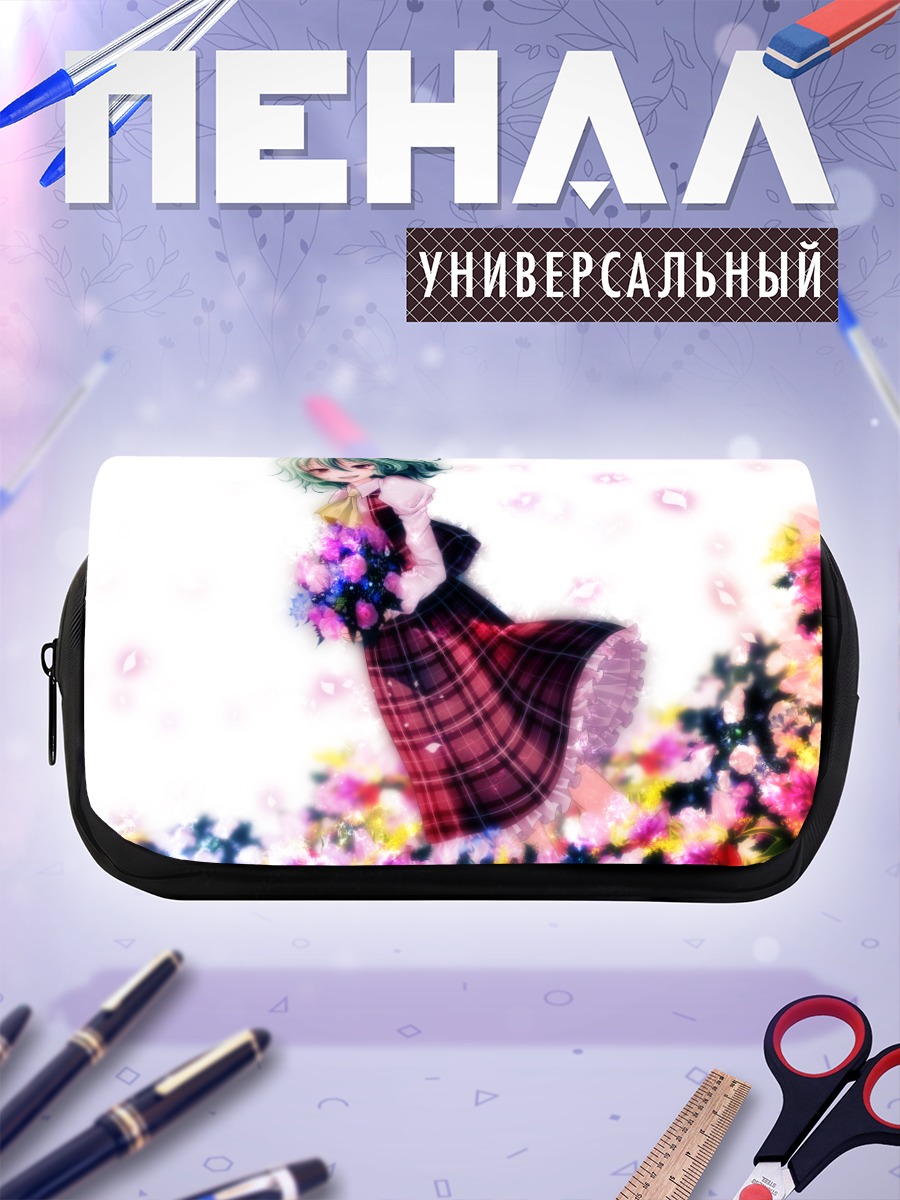 Пенал-косметичка Юка Казами с цветами