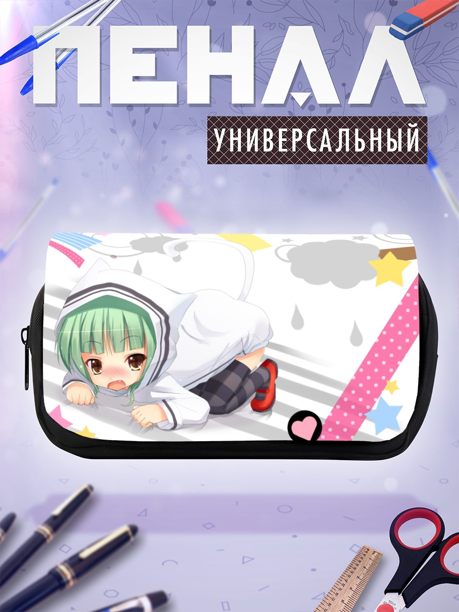 Пенал-косметичка Мику Хацунэ в худи
