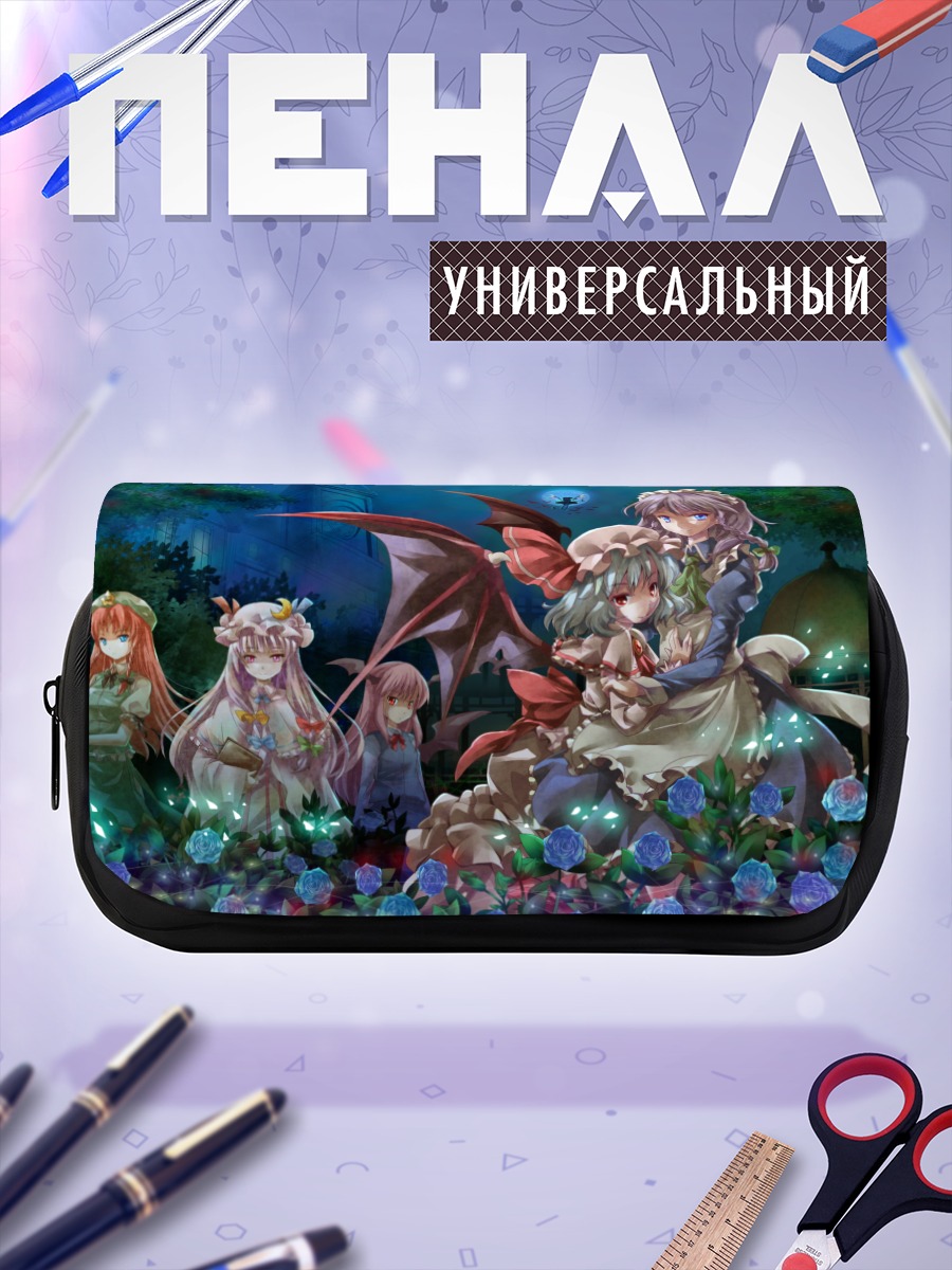 Пенал-косметичка Фландр Скарлет в цветах