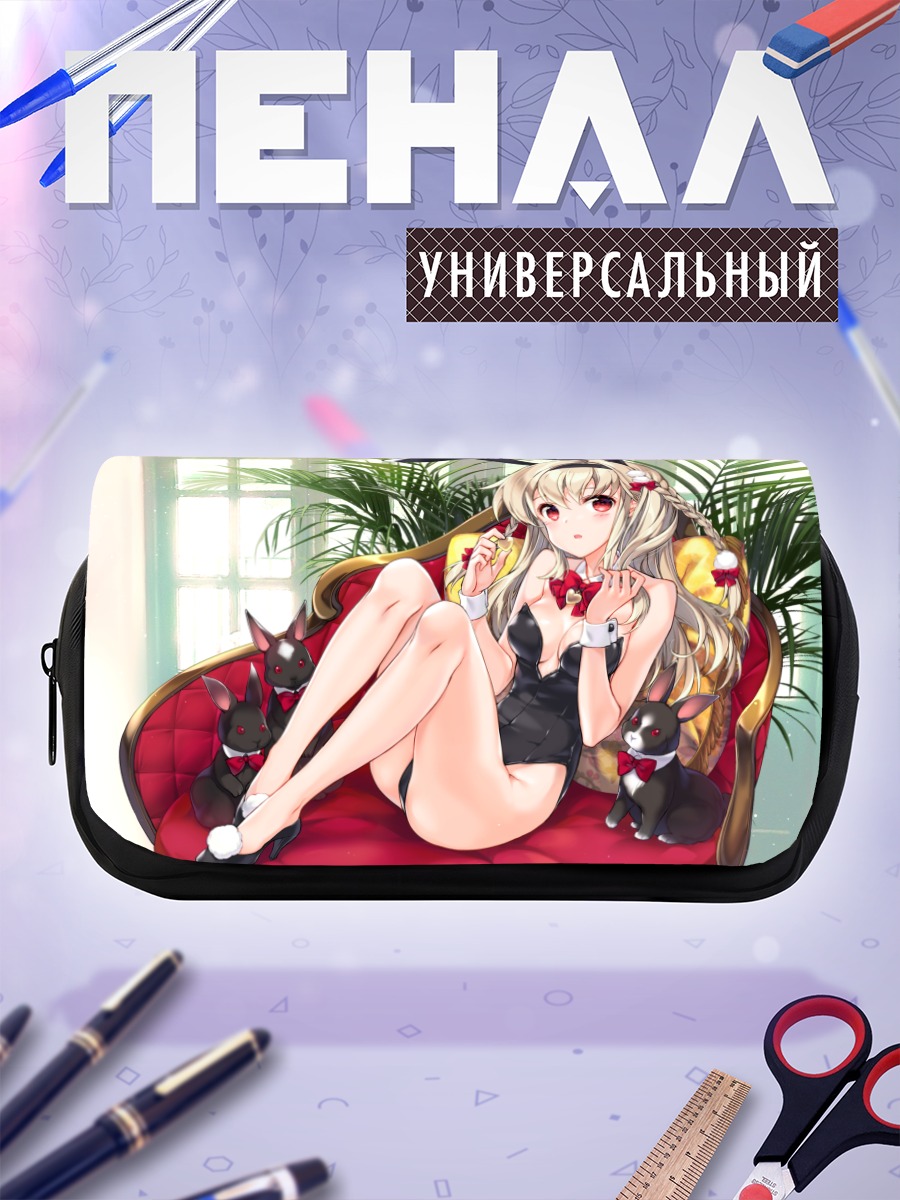 Пенал-косметичка Зайка с бантиками