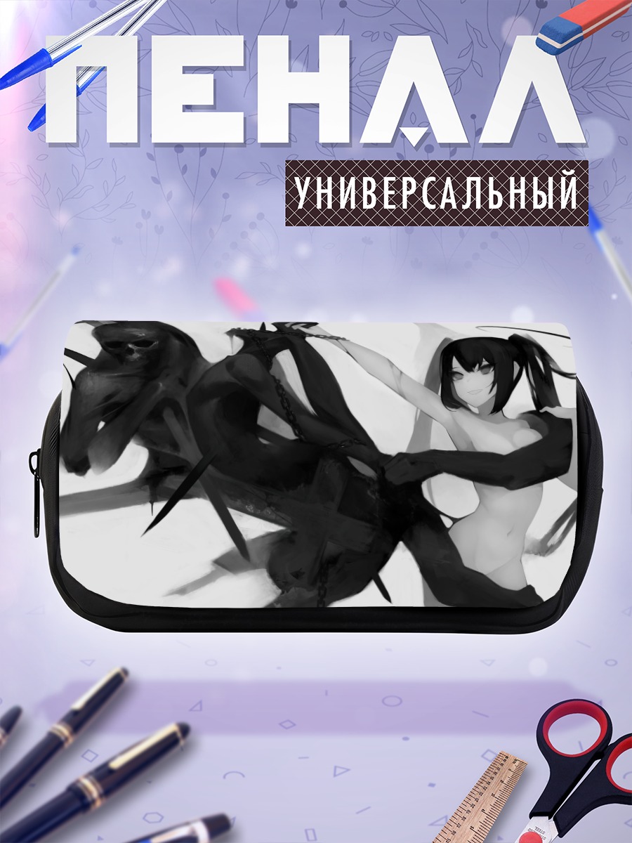Пенал-косметичка Девушка с мечом