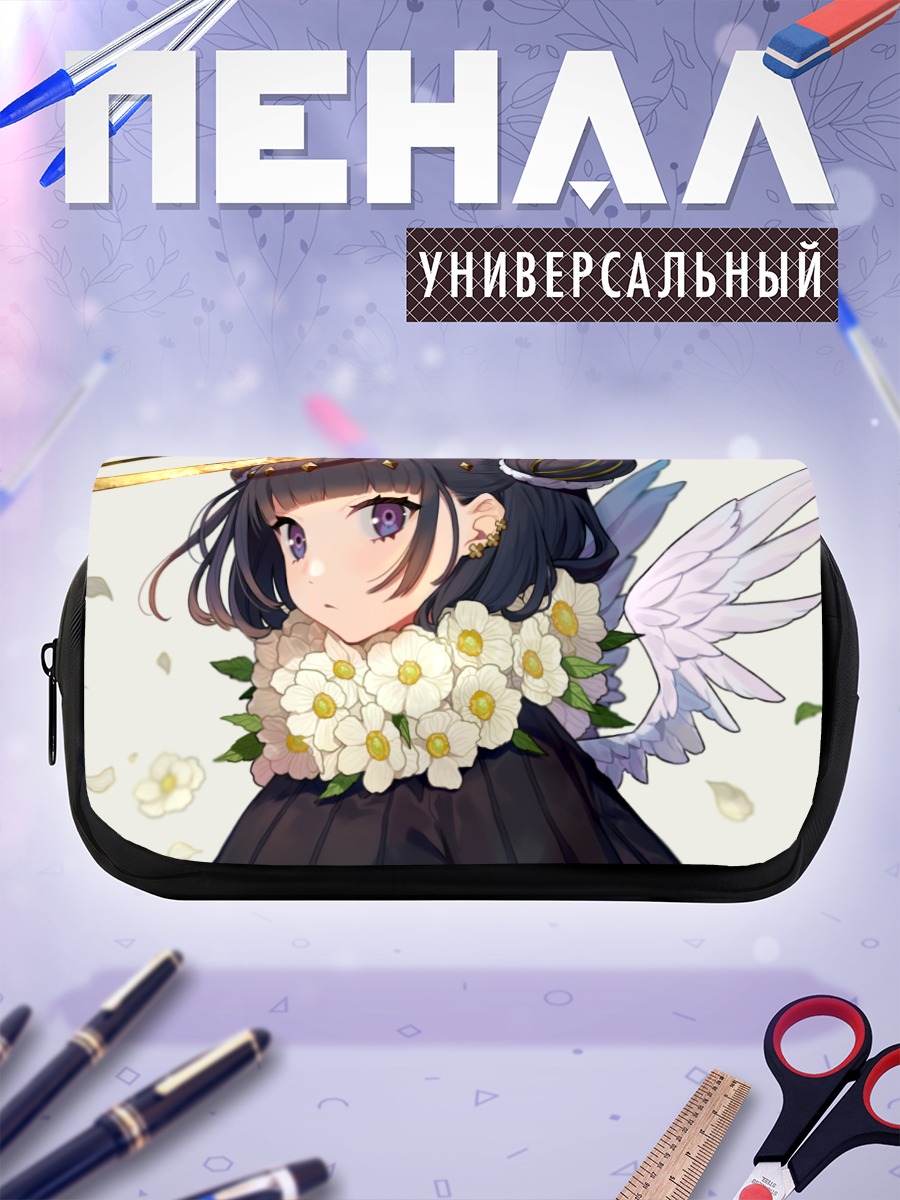 Пенал-косметичка Ангел в цветах