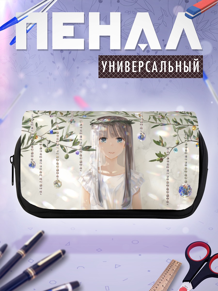 Пенал-косметичка Девушка в ветвях
