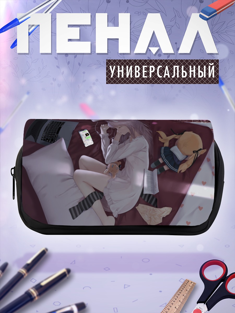 Пенал-косметичка Кошкодевочка в пижаме