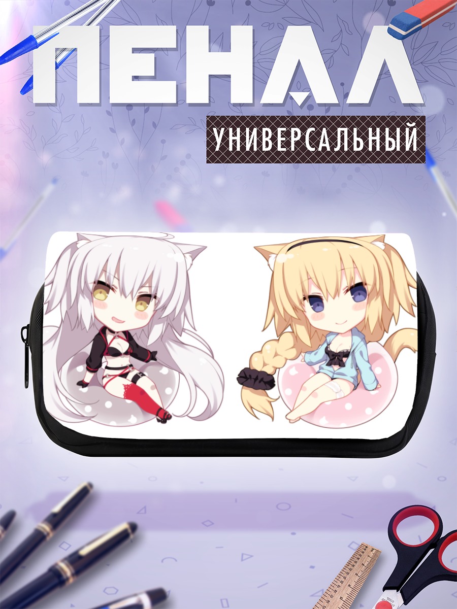 Пенал-косметичка Жанна д'Арк в чиби
