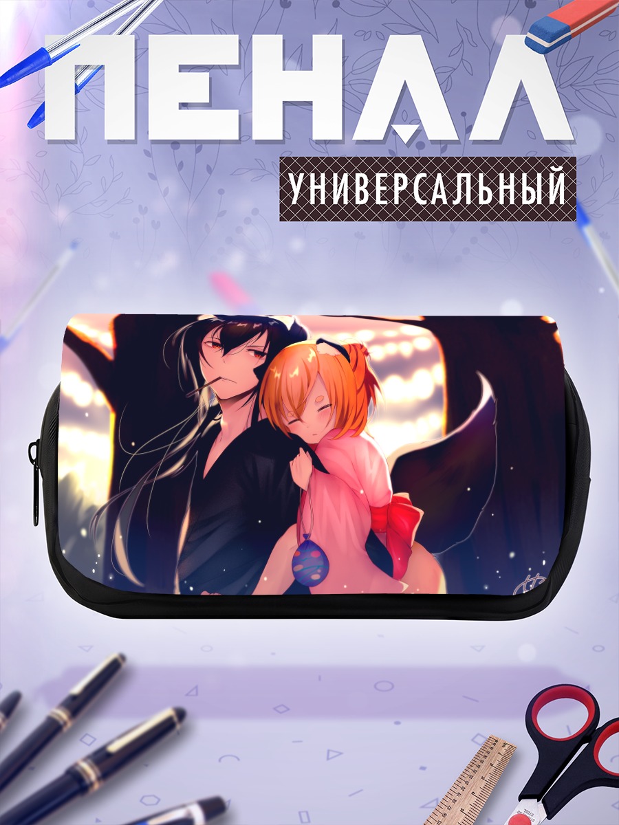 Пенал-косметичка Лисы в кимоно