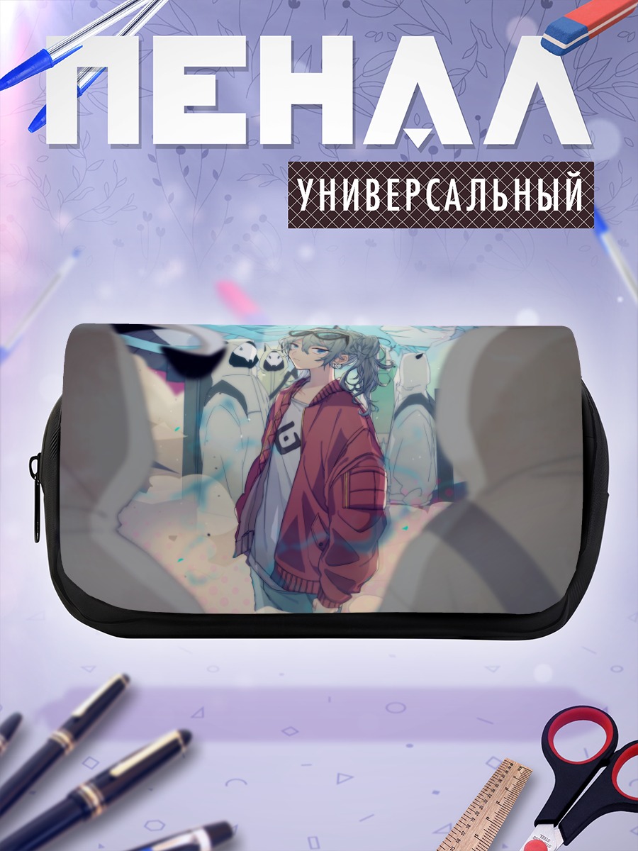 Пенал-косметичка Мику Хацунэ в куртке