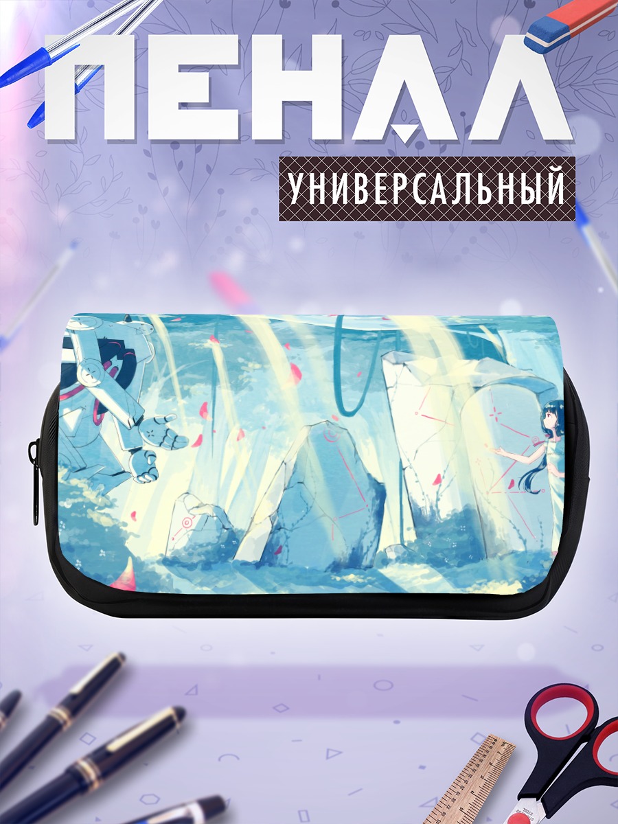 Пенал-косметичка Мику Хацунэ в руинах