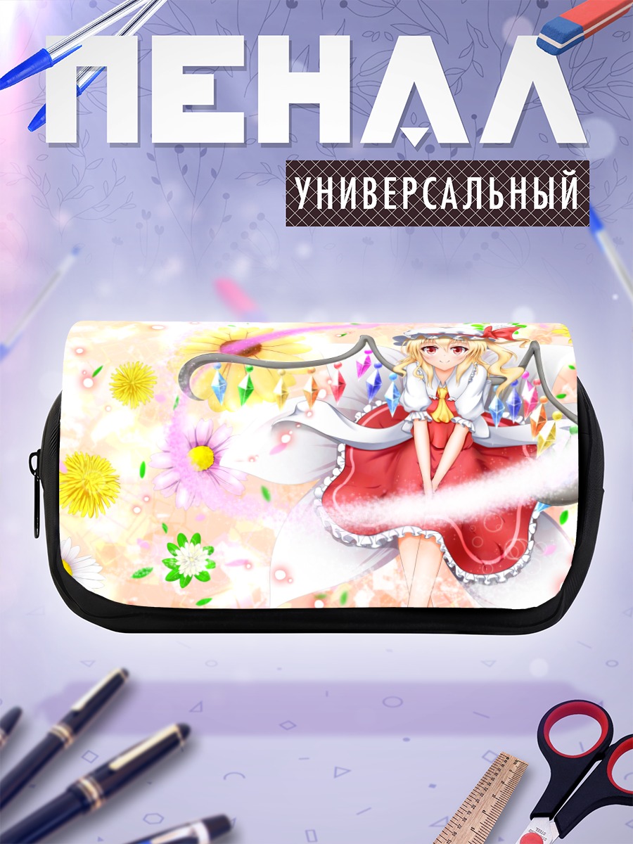 Пенал-косметичка Фландр Скарлет в цветах